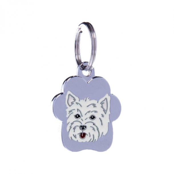 Rainbow Hvid Lille - 3 linier West Highland Terrier