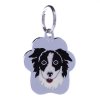 Sort/Hvid,Stor - 4 linier,Border Collie